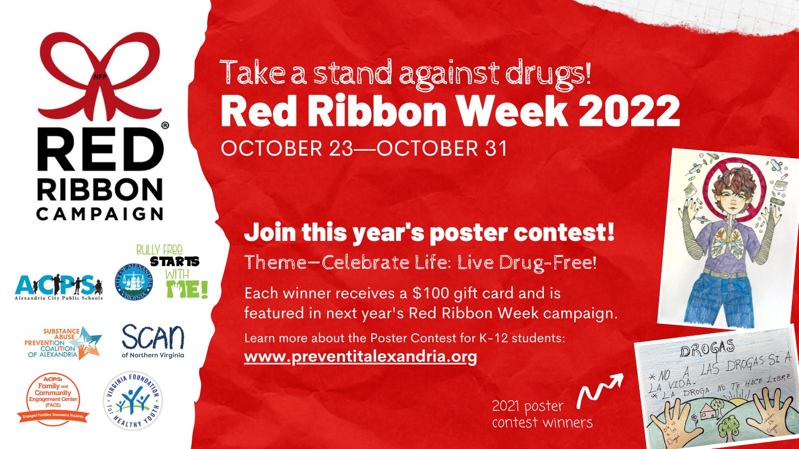 Red Ribbon Week Proclamation SCAN of Northern Virginia