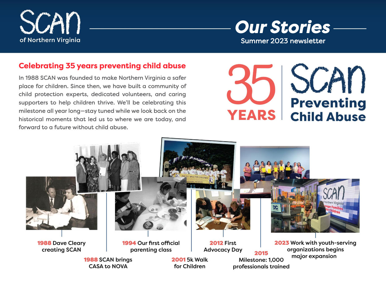 preview of SCAN's summer 2023 newsletter