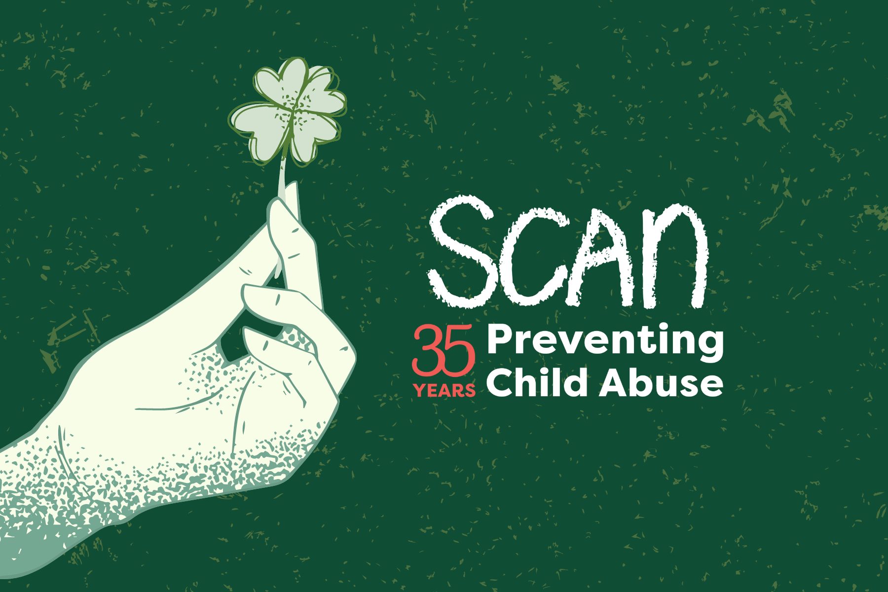 scan logo with a hand holding a four leaf clover